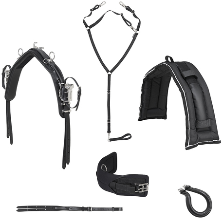 WAHLSTEN LEATHER LINE QH SILAPAKETTI, NAHKA, MUSTA, PONI